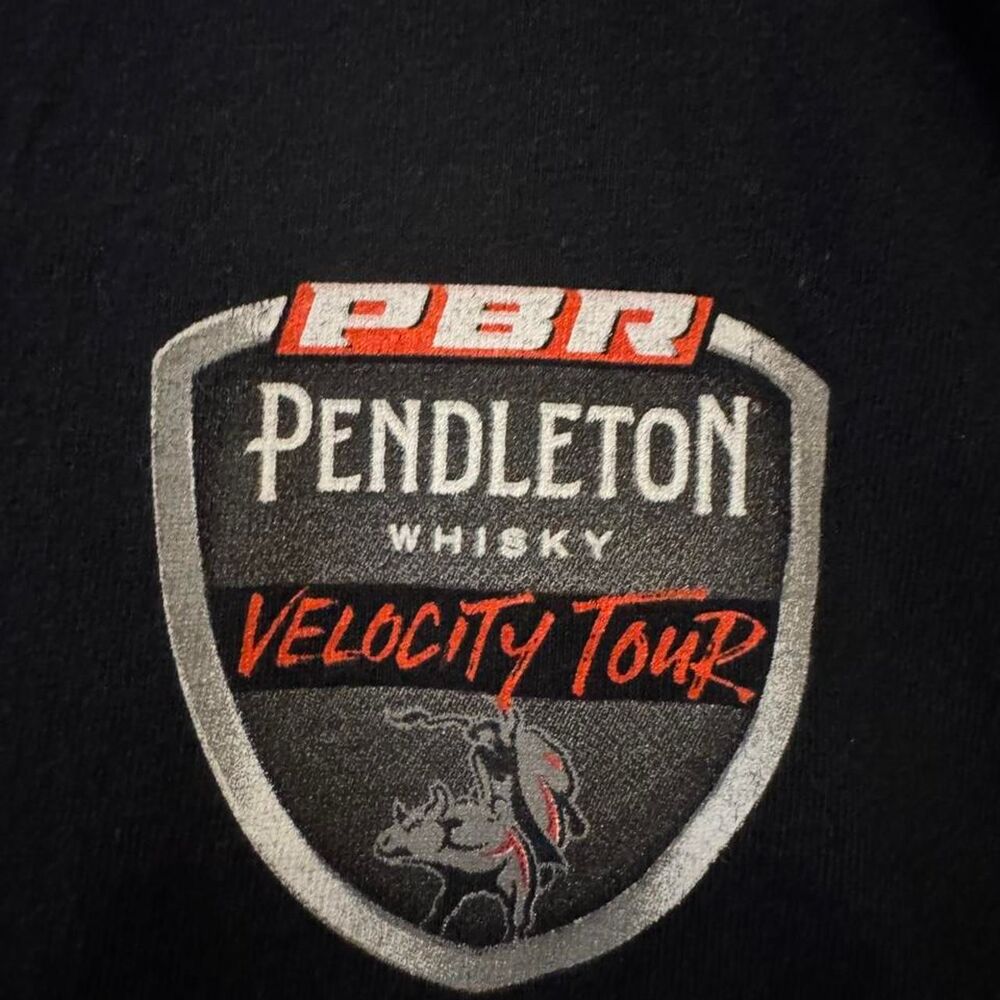 PBR Velocity Tour 2020 Men's Black and Navy T-shirt
